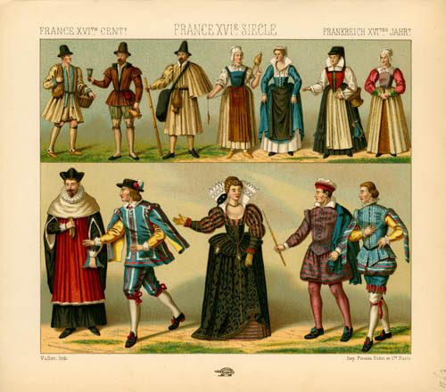 France 16th Century Clothing of Nobility, Legal Profession