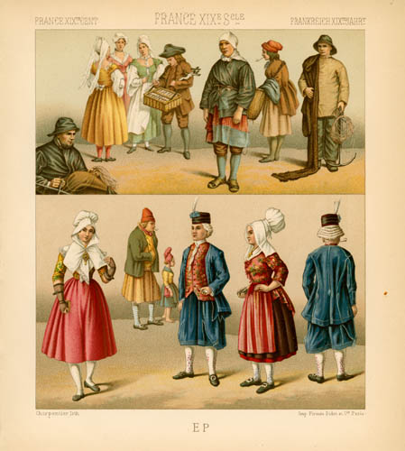 France - 18th and 19th Century - Popular Clothing