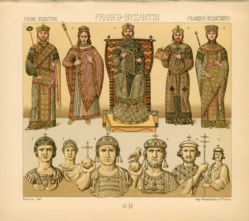 Franco-Byzantine - Eastern Emperors and Empresses - Costumes of Pageantry and Interior - Imperial Effigies