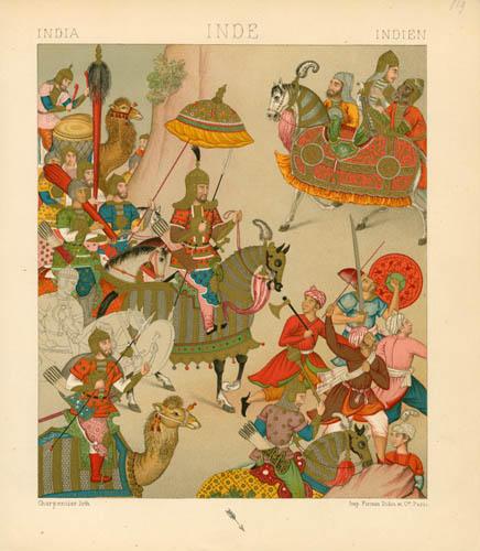 India - War Costumes of the 16th Century