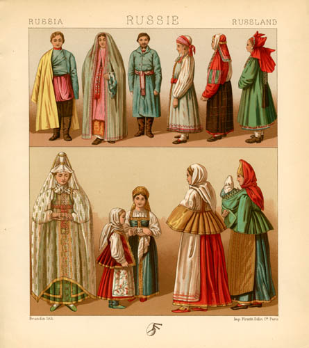 Russia - Slavo-Russian Mordvien Kalmouk Tartar