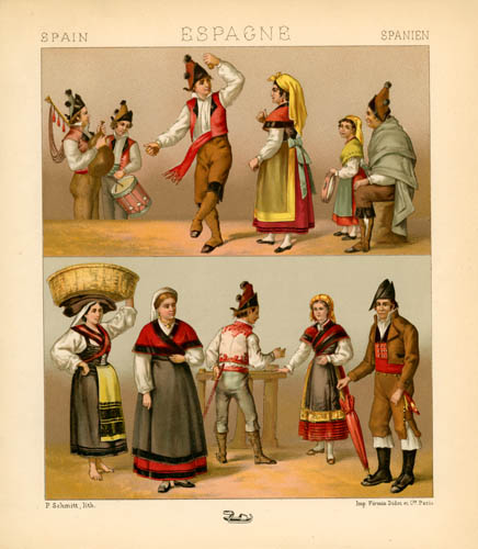 Spain - Costumes of the Galice