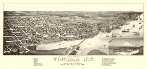 View of the City of Tacoma