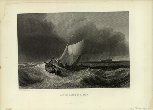 Dutch Boats in a Gale
