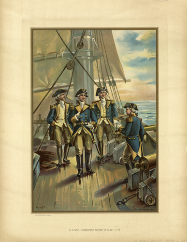 U.S. Navy - Commander in Chief of Fleet - 1776