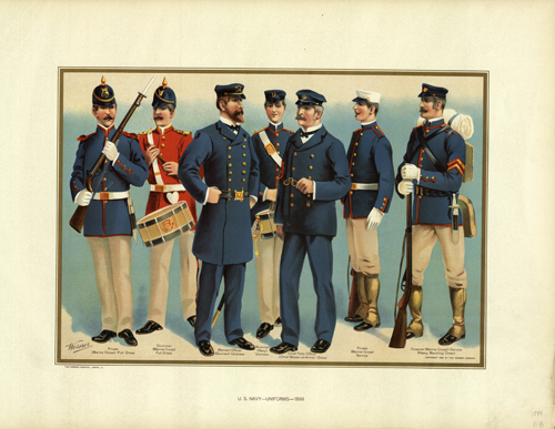U.S. Navy - Uniforms - 1899