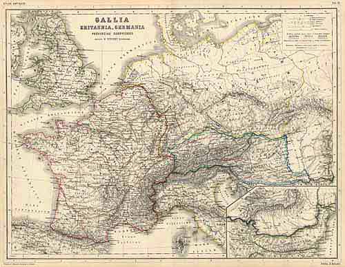 Gallia Britannia Germania Provincae Danuvienses ( France England and Germany and related provinces )