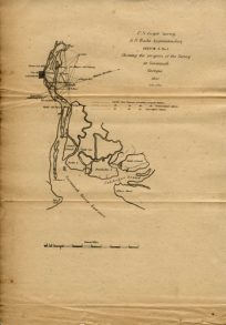 U.S. Coast Survey Showing the Progress of the Survey at Savannah