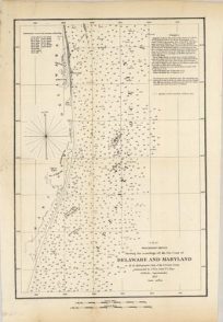 C No.3 Prelimiary Sketch Showing the surroundings off the Sea Coast of Delaware and Maryland