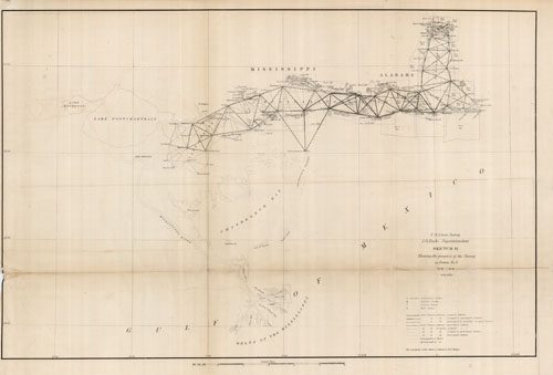 Sketch H Showing the Progress of the Survey in Section No. 8