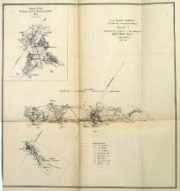 U.S. Coast Survey Sketch E Showing the Progress of the Survey in Section No. V