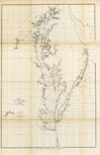 Sketch C Showing the Progress of the Survey in Section No. III - 1852