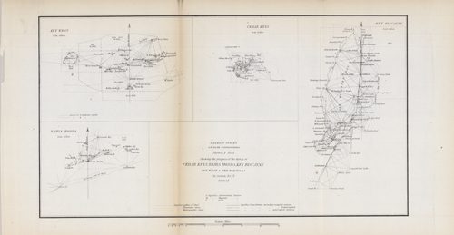 U.S. Coast Survey Showing the Progress of Surveys of Cedar Keys