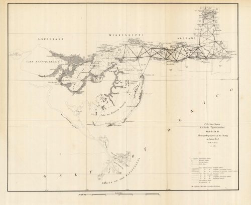 Sketch H Showing the Progress of the Survey in Section No. 8