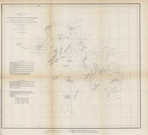 Preliminary Sketch Showing the Positions of Daviss South Shoal and Other Dangers'