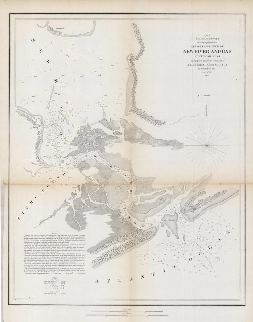 U.S. Coast Survey Reconnaissance of New River and Bar