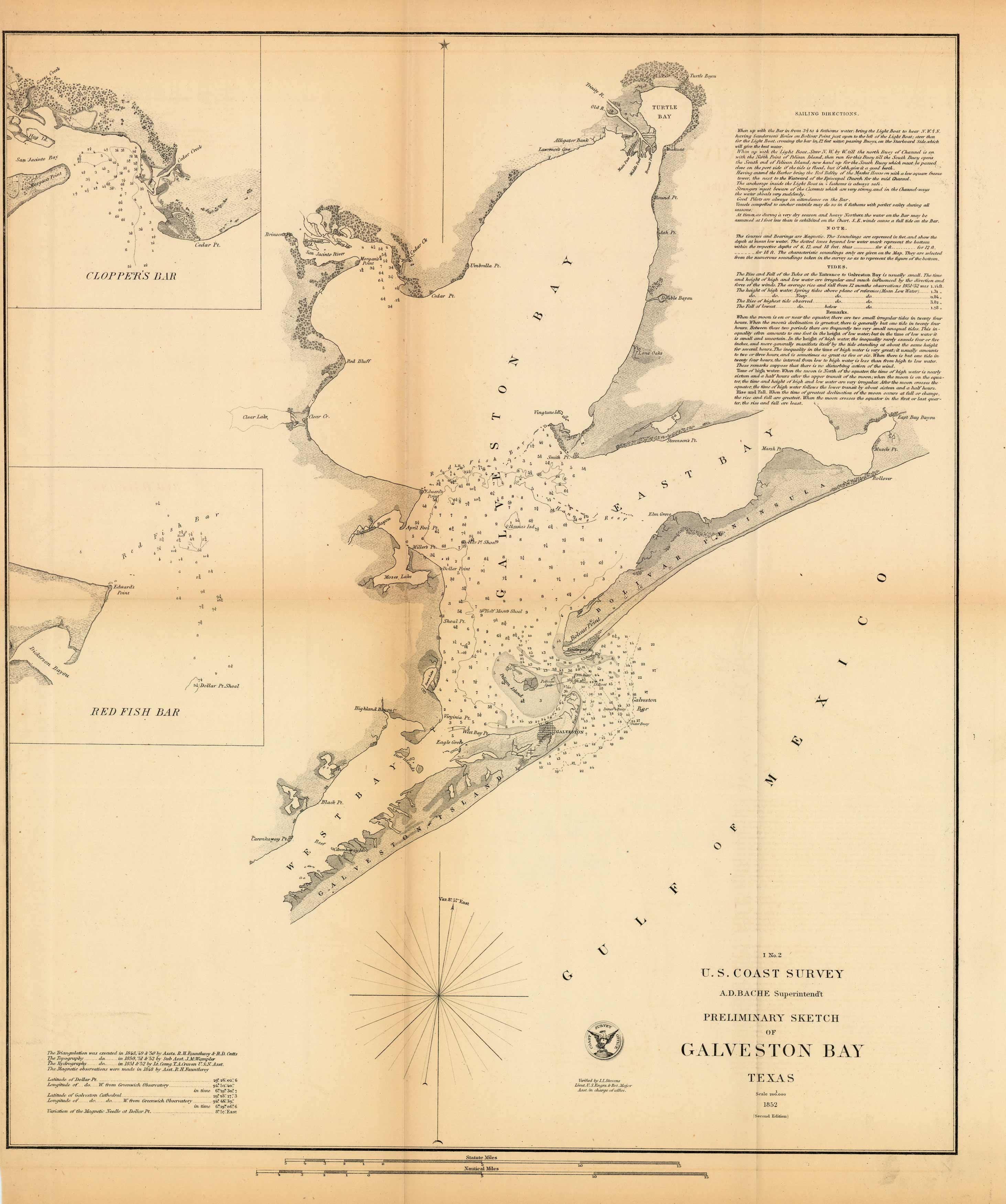 Preliminary Sketch of Galveston Bay
