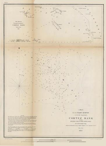 Antique Coastal Survey- Cortez Bank