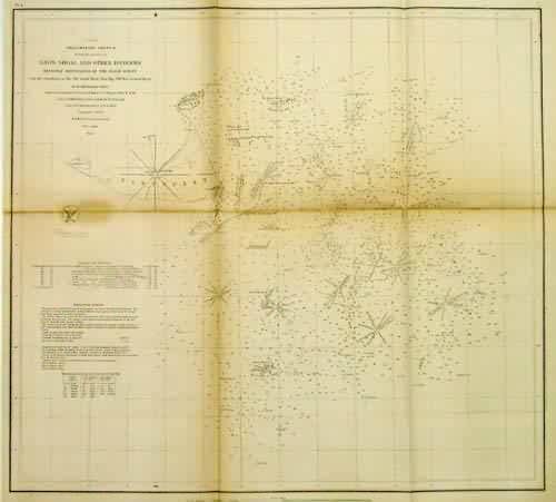 Preliminary Sketch Showing the Positions of Davis Shoal and Other Dangers'