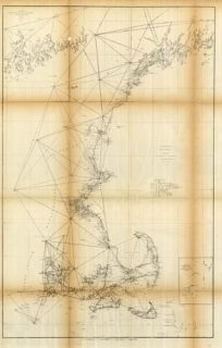 Sketch A Showing the Progress of the Survey in Section No. I - 1853 -