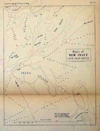 Chart of New Inlet Cape Fear River