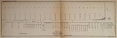 Sketch of West Pier Oswego Harbor