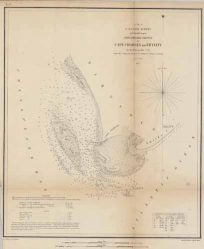 U.S. Coast Survey Preliminary Sketch of Cape Charles and Vicinity