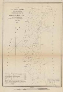 U.S. Coast Survey Preliminary Sketch of Cherrystone Inlet