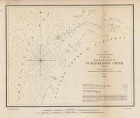 U.S. Coast Survey Preliminary Sketch of Pungoteague Creek Virginia