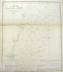 Preliminary Chart of the Sea Coast of Virginia From Gr. Machipongo inlet to Cape Henry
