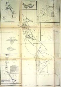 U.S. Coast Survey Sketch J Showing the Progress of the Survey on the Western Coast of the United States