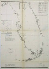 U.S. Coast Survey Sketch F The Coast of Florida 1848-54