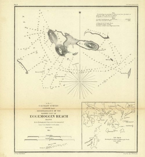 U.S. Coast Survey Reconnaissance of the Eastern Part of Eggemoggin Reach Maine