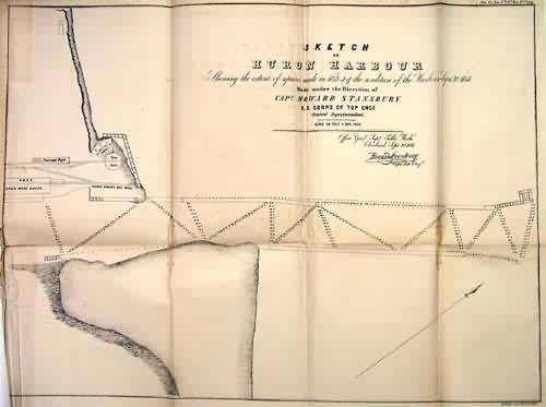 Sketch of Huron Harbour