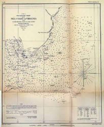 Preliminary Chart of the Sea Coast of Virginia From Gr. Machipongo Inlet to Cape Henry