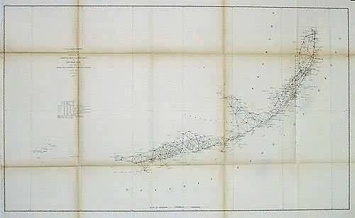 U.S. Coast Survey Showing the Progress of the Survey in Section No. VI Florida Keys