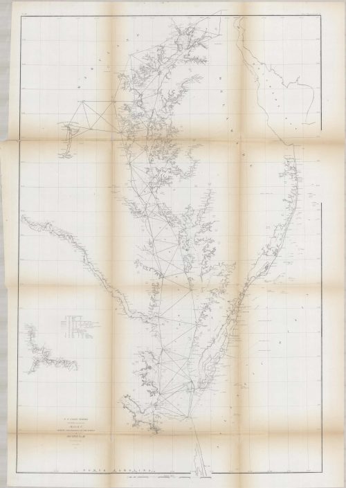 U.S. Coast Survey Sketch C Showing the Progress of the Survey Section No. III