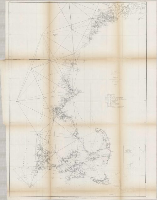 U.S. Coast Survey Sketch A Showing the Progress of the Survey in Section No. 1