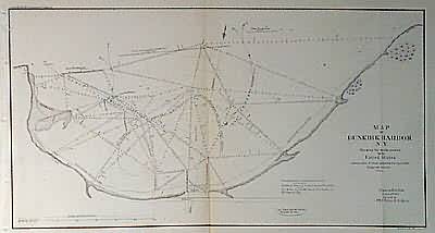 Map of Dunkirk Harbor N.Y. Showing the Works Erected by the United States Map of Dunkirk Harbor N.Y. Showing the Works Erected by the United States