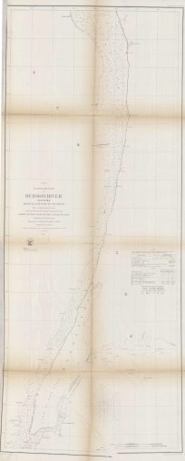 Preliminary Chart of Hudson River New York from Tellers Point to the Mouth'