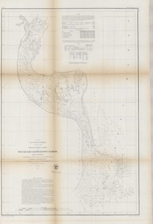 Preliminary Chart of Winyah Bay & Georgetown Harbor South Carolina