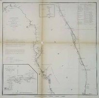 U.S. Coast Survey Showing the Progress of the Survey in Section VI -- The Coast of Florida