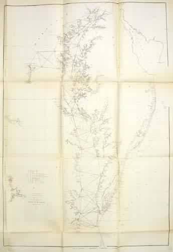 U.S. Coast Survey Sketch C Showing the Progress of the Survey in Section No. III