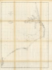 Sketch D Showing the Progress of the Survey in Section No. IV - 1856