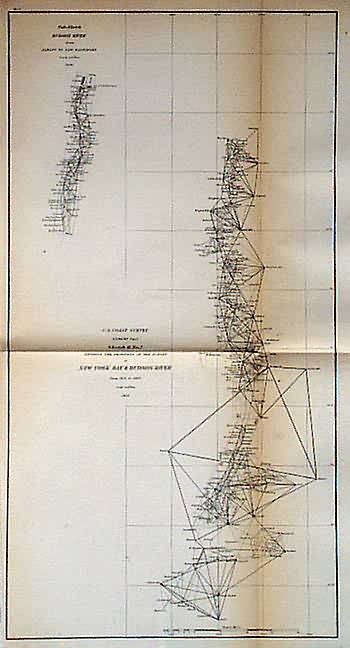 The Progress of the Survey in New York Bay & Hudson River