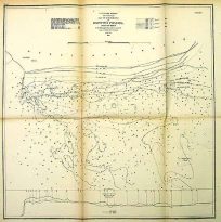 Map of Comparison of Maffitts Channel Charleston Harbor'