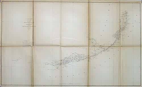 U.S. Coast Survey Showing the Progress of the Survey from Cape Florida to Tortugas Islands