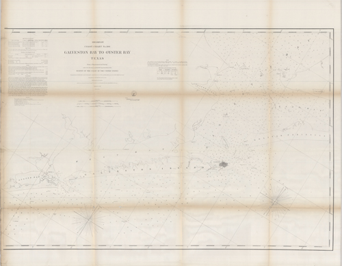 Preliminary Coast Chart No. 106 Galveston Bay to Oyster Bay Texas