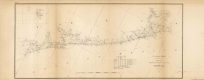 Antique Coastal Survey Showing Aransas Bay to Galveston Bay
