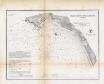 Antique Coastal Survey- Crescent City Harbor
